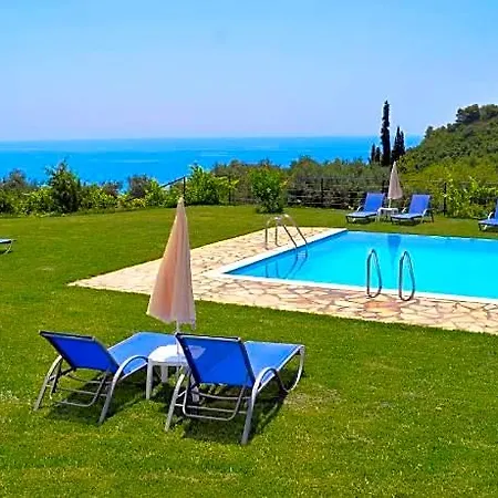 Отель Paradise With Large Swimming Pool At Pelekas Corfu (city)